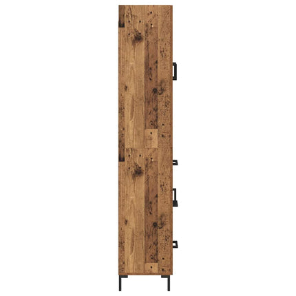 Highboard Gammelt træ 69,5 x 34 x 180 cm Konstrueret træ