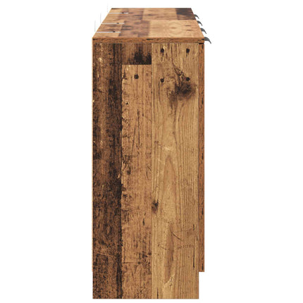 Sideboard med skuffe 3 pcs Gammelt træ Konstrueret træ