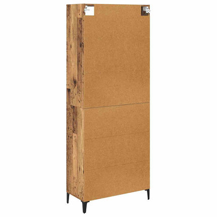 Highboard Gammelt træ 69,5 x 34 x 180 cm Konstrueret træ