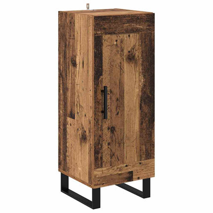Highboard Gammelt træ 34,5 x 34 x 180 cm Konstrueret træ