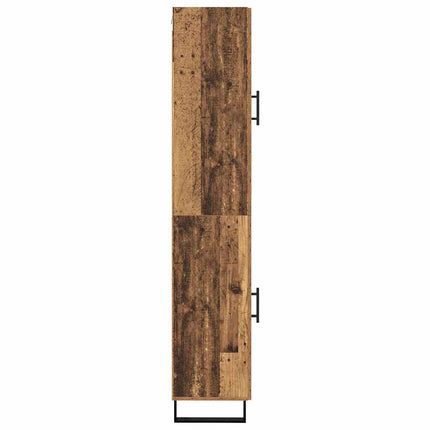 Highboard Gammelt træ 34,5 x 34 x 180 cm Konstrueret træ
