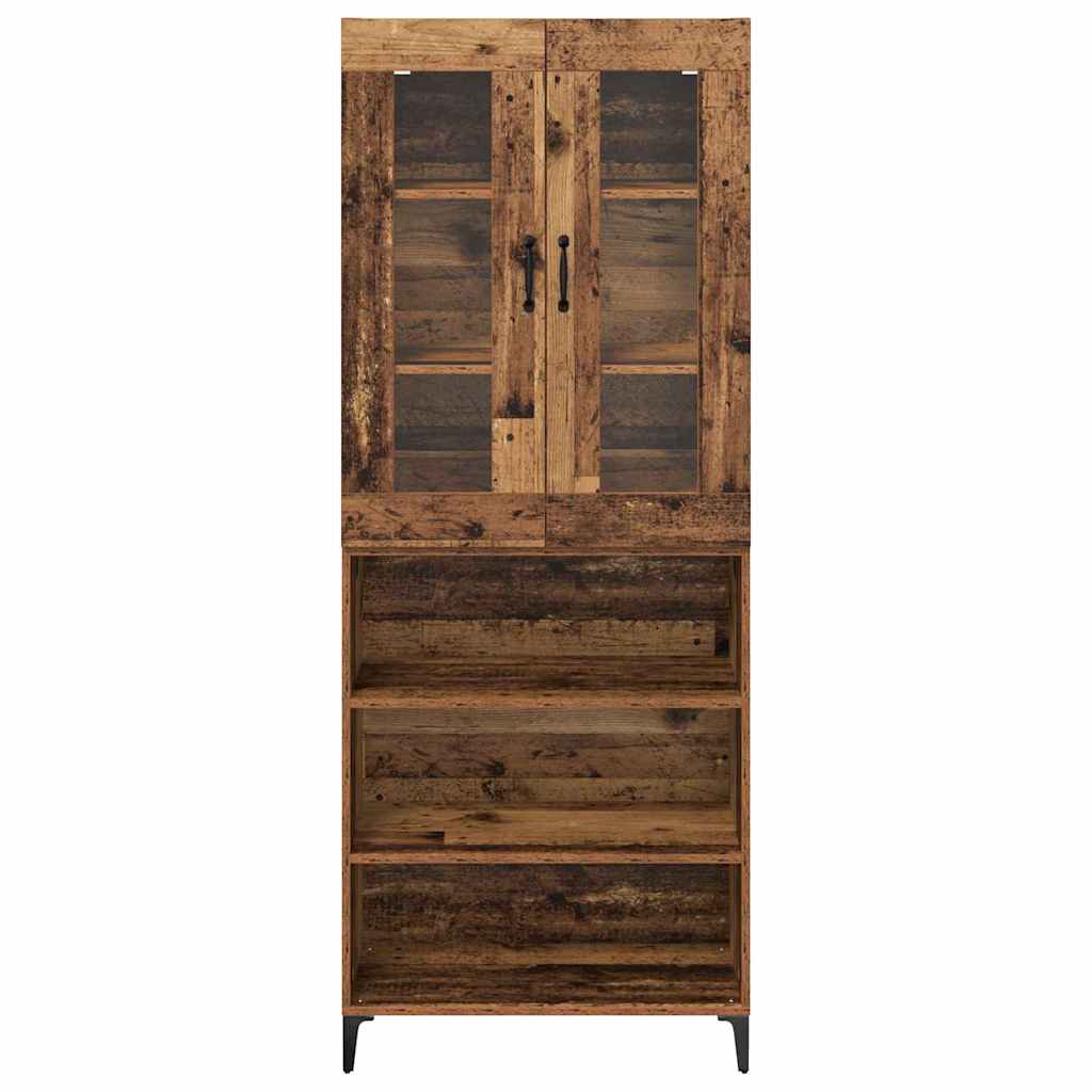 Highboard Gammelt træ 69,5 x 34 x 180 cm Konstrueret træ