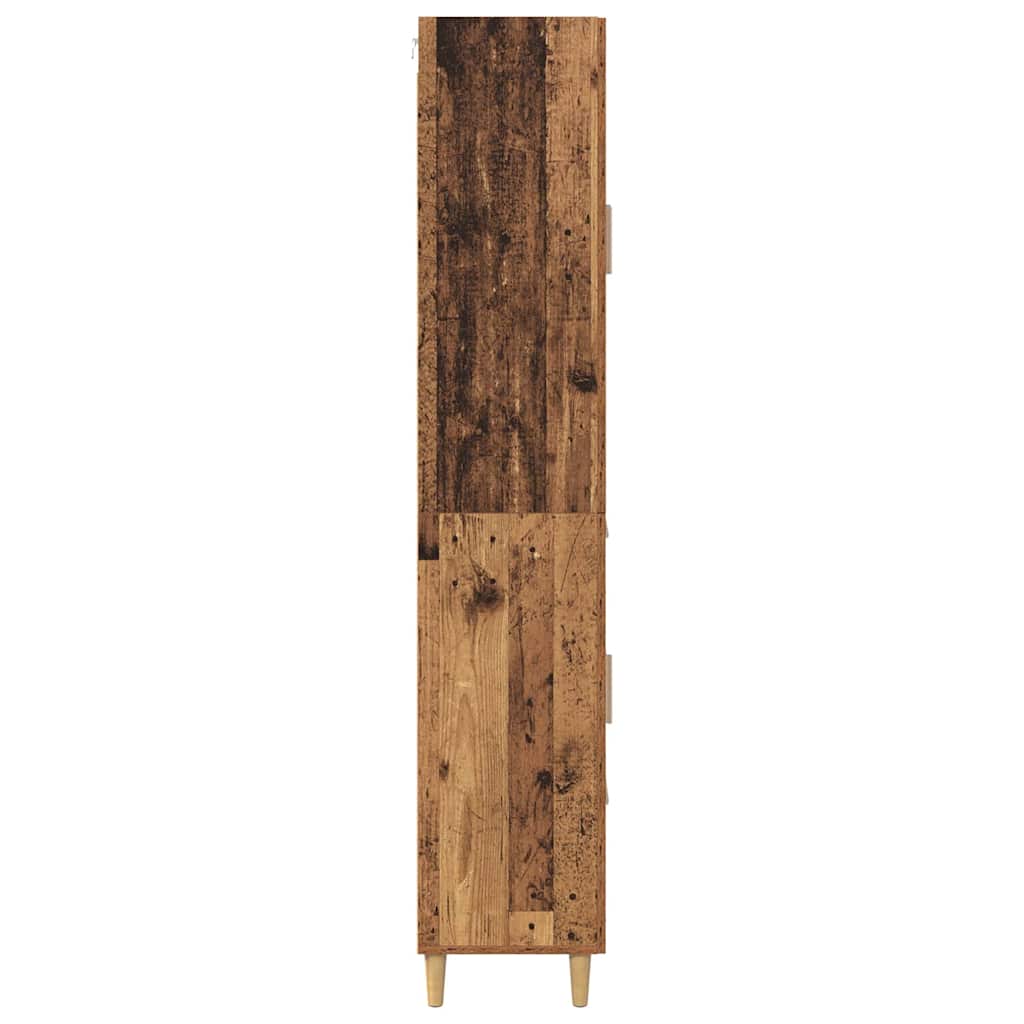 Highboard Gammelt træ 69,5 x 34 x 180 cm Konstrueret træ