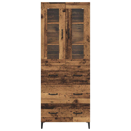 Highboard Gammelt træ 69,5 x 34 x 180 cm Konstrueret træ