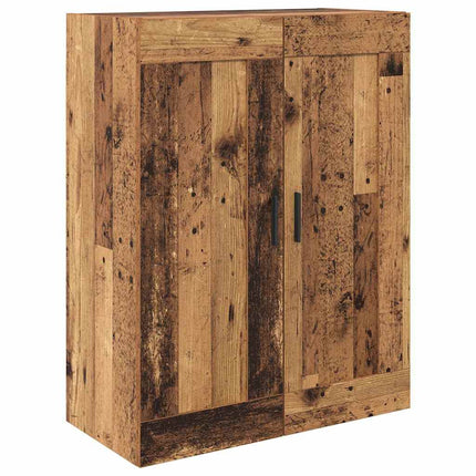 Highboard 2 pcs Gammelt træ Konstrueret træ
