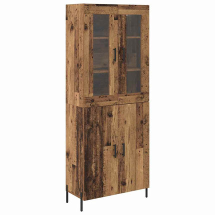 Highboard Gammelt træ 69,5 x 34 x 180 cm Konstrueret træ