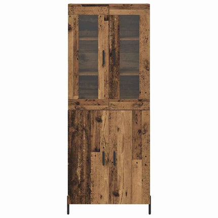 Highboard Gammelt træ 69,5 x 34 x 180 cm Konstrueret træ