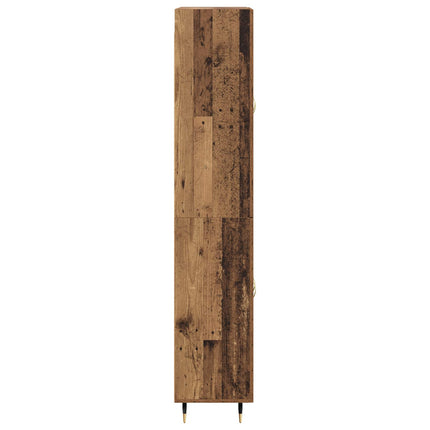 Highboard Gammelt træ 69,5 x 34 x 180 cm Konstrueret træ