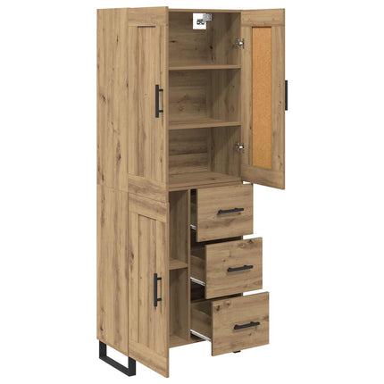 Highboard 2 pcs Artisan Egetræ 69,5 x 34 x 180 cm