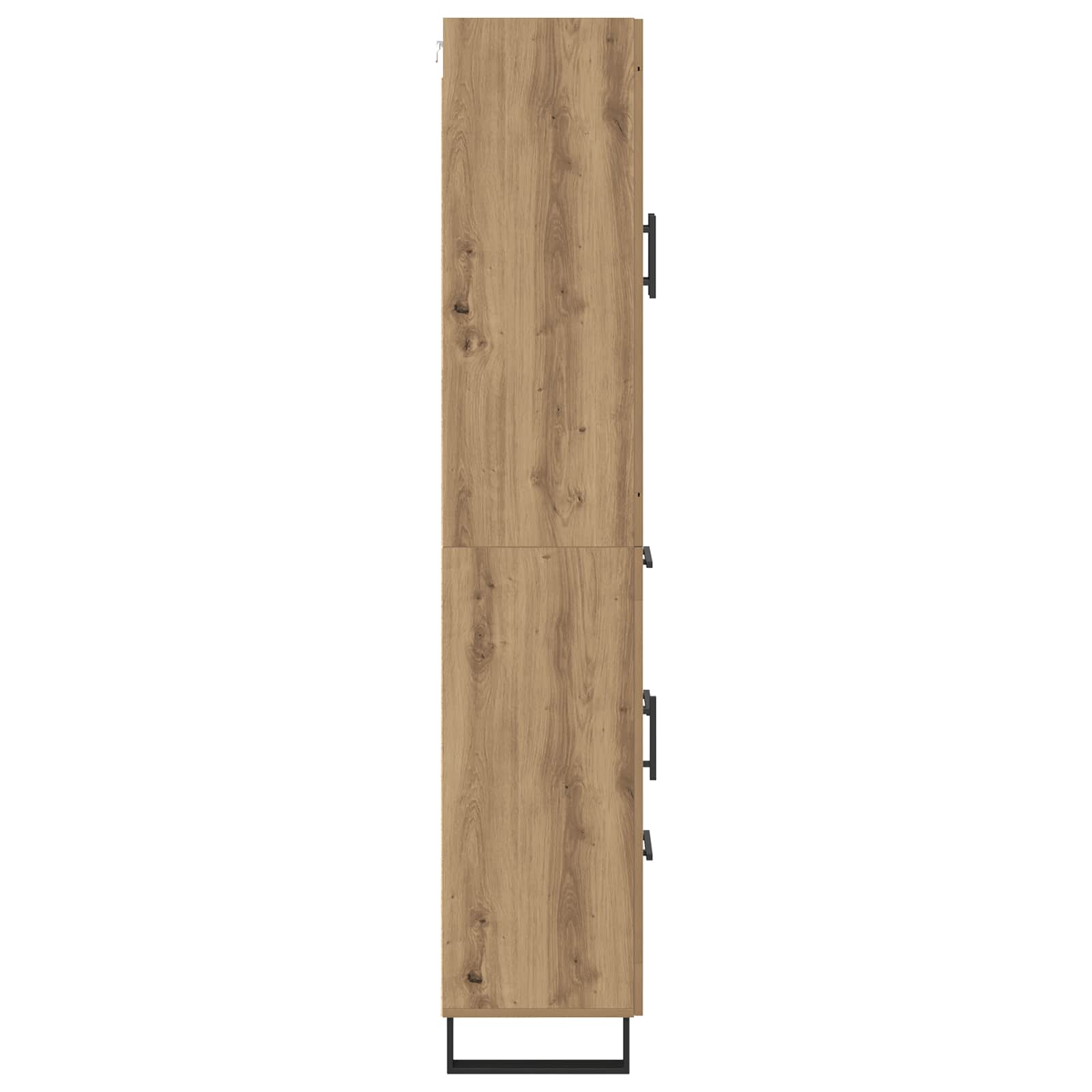 Highboard Artisan Egetræ 69,5 x 34 x 180 cm Konstrueret træ