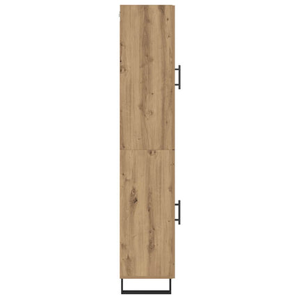 Highboard Artisan Egetræ 34,5 x 34 x 180 cm Konstrueret træ