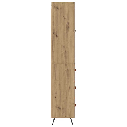 Højskab med hylde 2 pcs Artisan Egetræ 69,5 x 34 x 180 cm