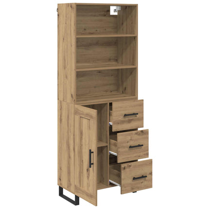 Highboard 2 pcs Artisan Egetræ 69,5 x 34 x 180 cm