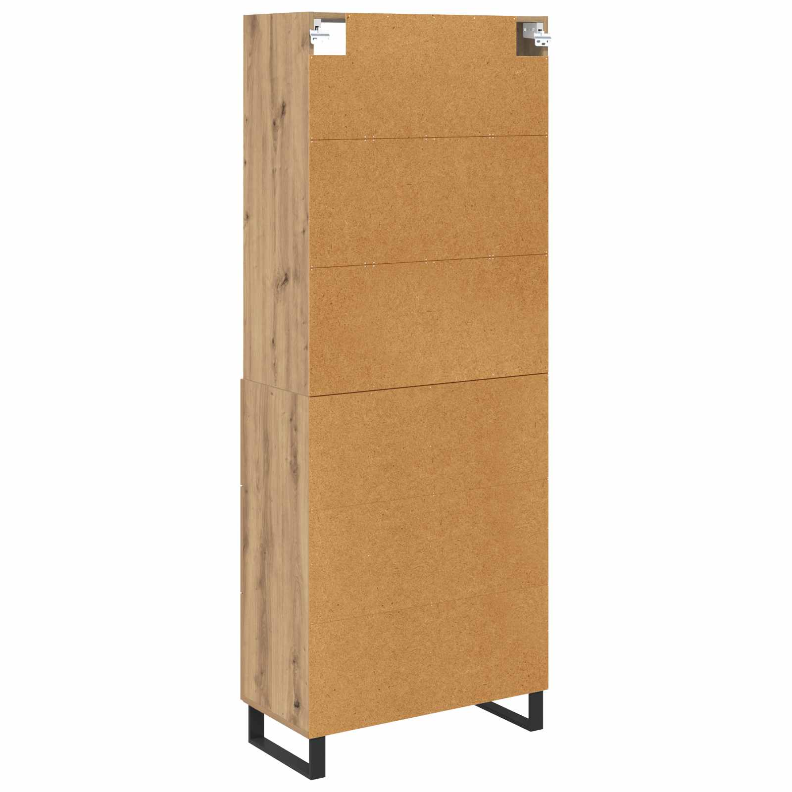 Highboard med skuffe 2 pcs Artisan Egetræ Konstrueret træ