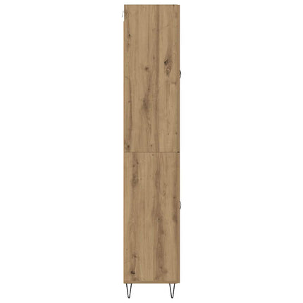 Highboard 2 pcs Artisan Egetræ 69,5 x 34 x 180 cm