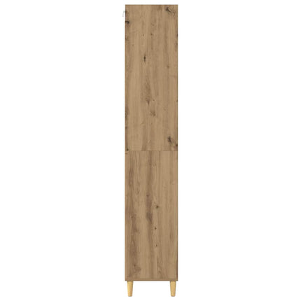 Highboard Artisan Egetræ 69,5 x 32,5 x 180 cm Konstrueret træ