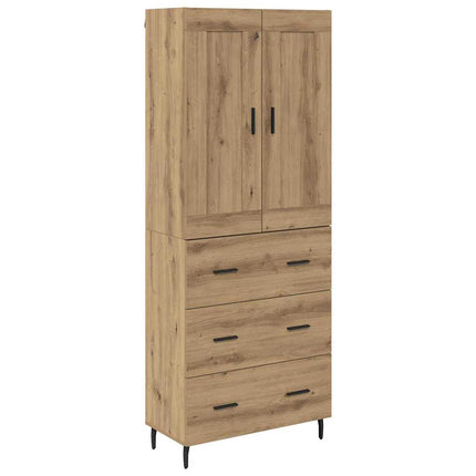 Highboard 2 pcs Artisan Egetræ 69,5 x 34 x 180 cm