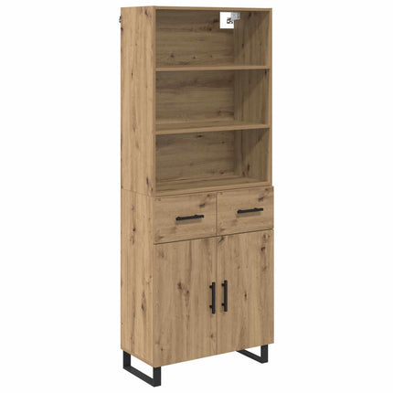 Highboard 2 pcs Artisan Egetræ 69,5 x 34 x 180 cm