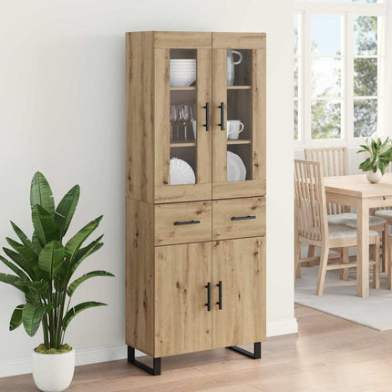 Highboard 2 pcs Artisan Egetræ 69,5 x 34 x 180 cm
