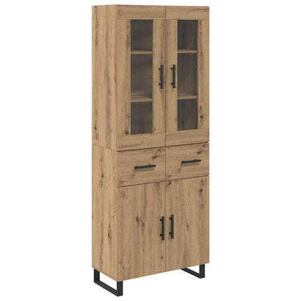 Highboard 2 pcs Artisan Egetræ 69,5 x 34 x 180 cm