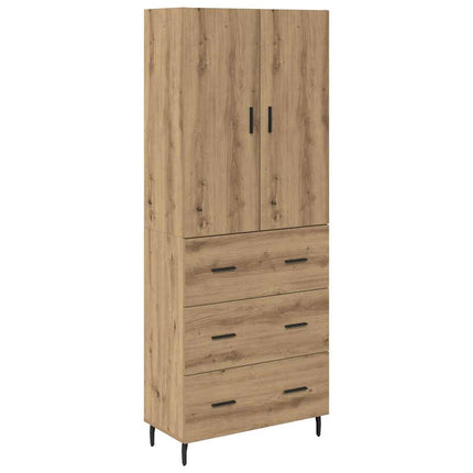 Highboard 2 pcs Artisan Egetræ 69,5 x 34 x 180 cm