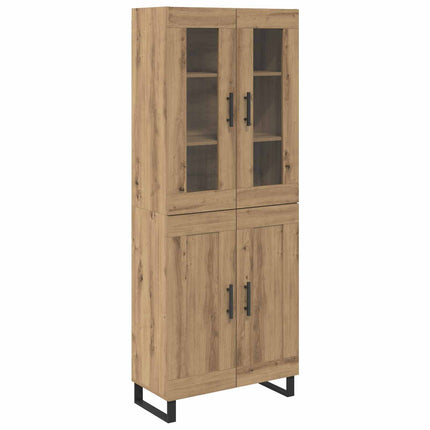 Highboard 2 pcs Artisan Egetræ 69,5 x 34 x 180 cm