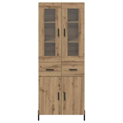 Highboard Artisan Egetræ 69,5 x 34 x 180 cm Konstrueret træ