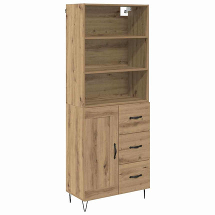 Highboard 2 pcs Artisan Egetræ 69,5 x 34 x 180 cm