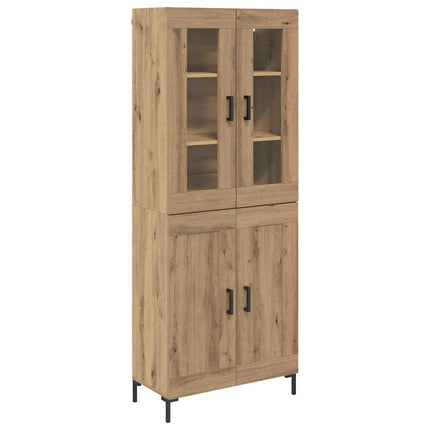 Highboard 2 pcs Artisan Egetræ 69,5 x 34 x 180 cm
