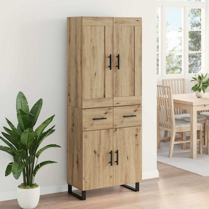 Highboard 2 pcs Artisan Egetræ 69,5 x 34 x 180 cm