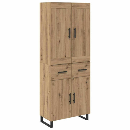 Highboard 2 pcs Artisan Egetræ 69,5 x 34 x 180 cm