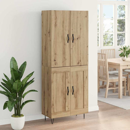 Highboard 2 pcs Artisan Egetræ 69,5 x 34 x 180 cm