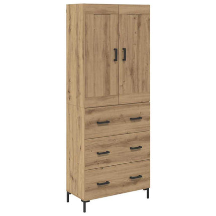 Highboard 2 stk. Artisan Egetræ 69,5 x 34 x 180 cm