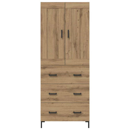 Highboard 2 stk. Artisan Egetræ 69,5 x 34 x 180 cm