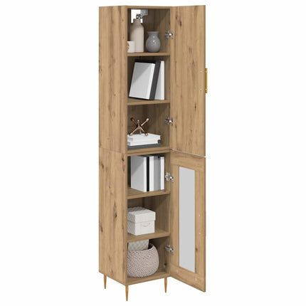 Highboard 2 pcs Artisan Egetræ 34,5 x 34 x 180 cm