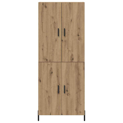 Highboard Artisan Egetræ 69,5 x 34 x 180 cm Konstrueret træ