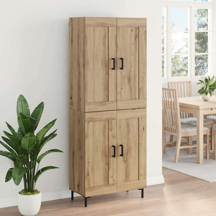 Highboard 2 stk. Artisan Egetræ 69,5 x 34 x 180 cm