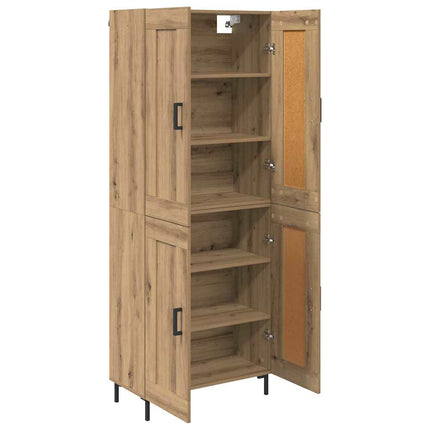 Highboard 2 stk. Artisan Egetræ 69,5 x 34 x 180 cm