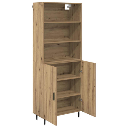 Highboard 2 pcs Artisan Egetræ 69,5 x 32,5 x 180 cm