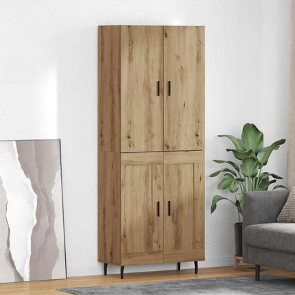 Highboard 2 pcs Artisan Egetræ 69,5 x 34 x 180 cm