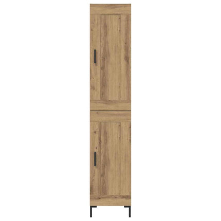 Highboard Artisan Egetræ 34,5 x 34 x 180 cm Konstrueret træ