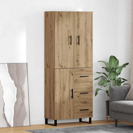 Highboard 2 pcs Artisan Egetræ 69,5 x 34 x 180 cm