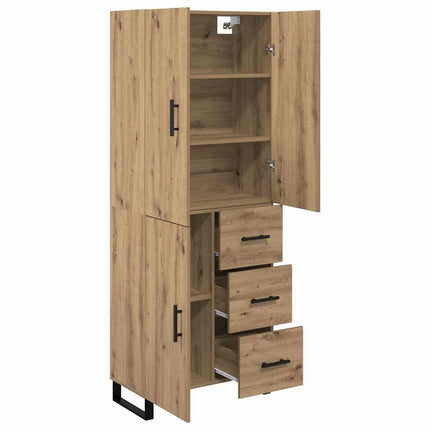 Highboard 2 pcs Artisan Egetræ 69,5 x 34 x 180 cm