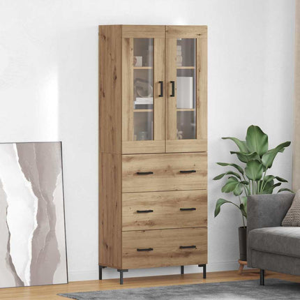 Highboard 2 pcs Artisan Egetræ 69,5 x 34 x 180 cm