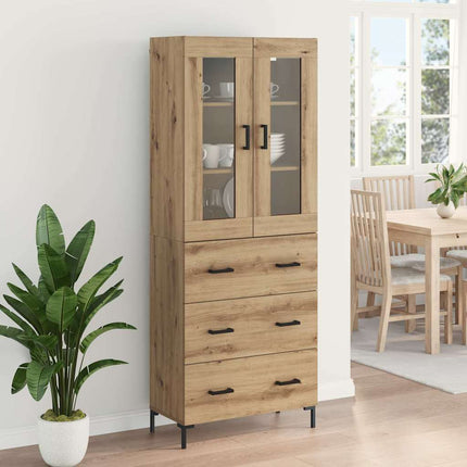 Highboard 2 pcs Artisan Egetræ 69,5 x 34 x 180 cm