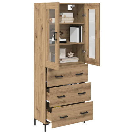 Highboard 2 pcs Artisan Egetræ 69,5 x 34 x 180 cm