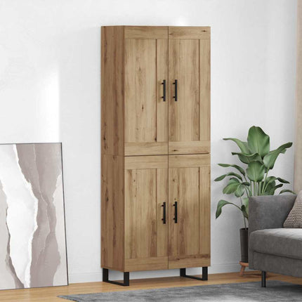 Highboard 2 pcs Artisan Egetræ 69,5 x 34 x 180 cm