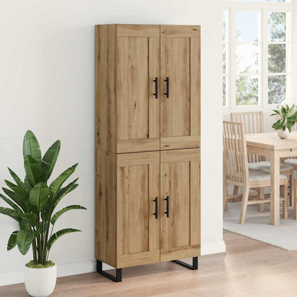 Highboard 2 pcs Artisan Egetræ 69,5 x 34 x 180 cm