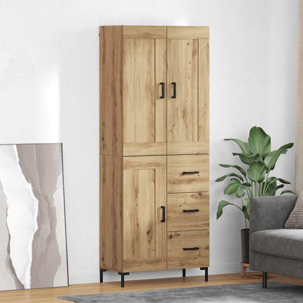 Highboard 2 stk. Artisan Egetræ 69,5 x 34 x 180 cm