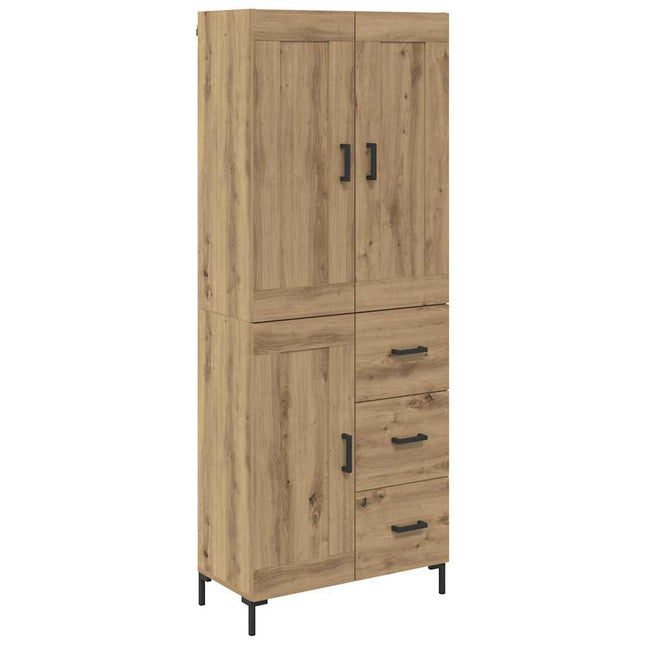 Highboard 2 stk. Artisan Egetræ 69,5 x 34 x 180 cm